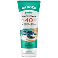 Badger Baby Clear Zinc Sunscreen SPF 40 
